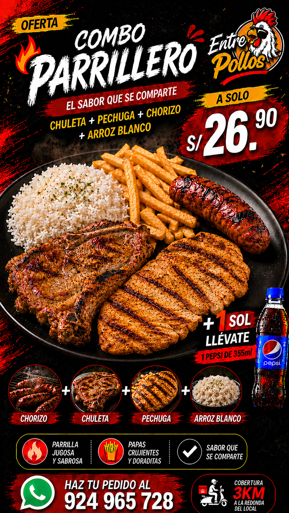 Combo Parrillero